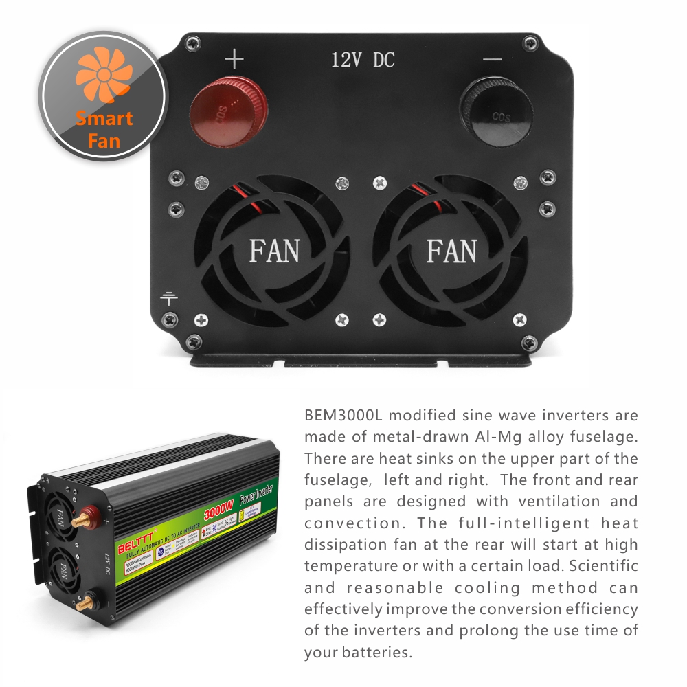 BELTTT 3000W modified sine wave inverter